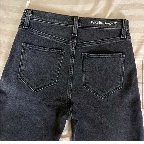 Favorite Daughter NWT The Evelyn High Rise Slim Straight Jean With Stirrup 24 - Picture 4 of 7